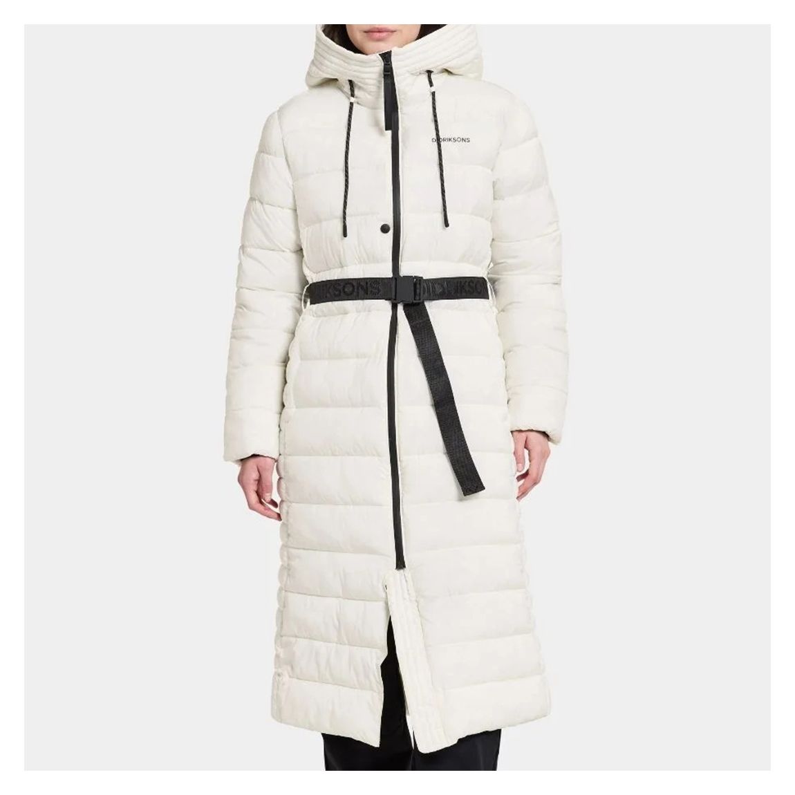 White Kimi Long Parka main product photo