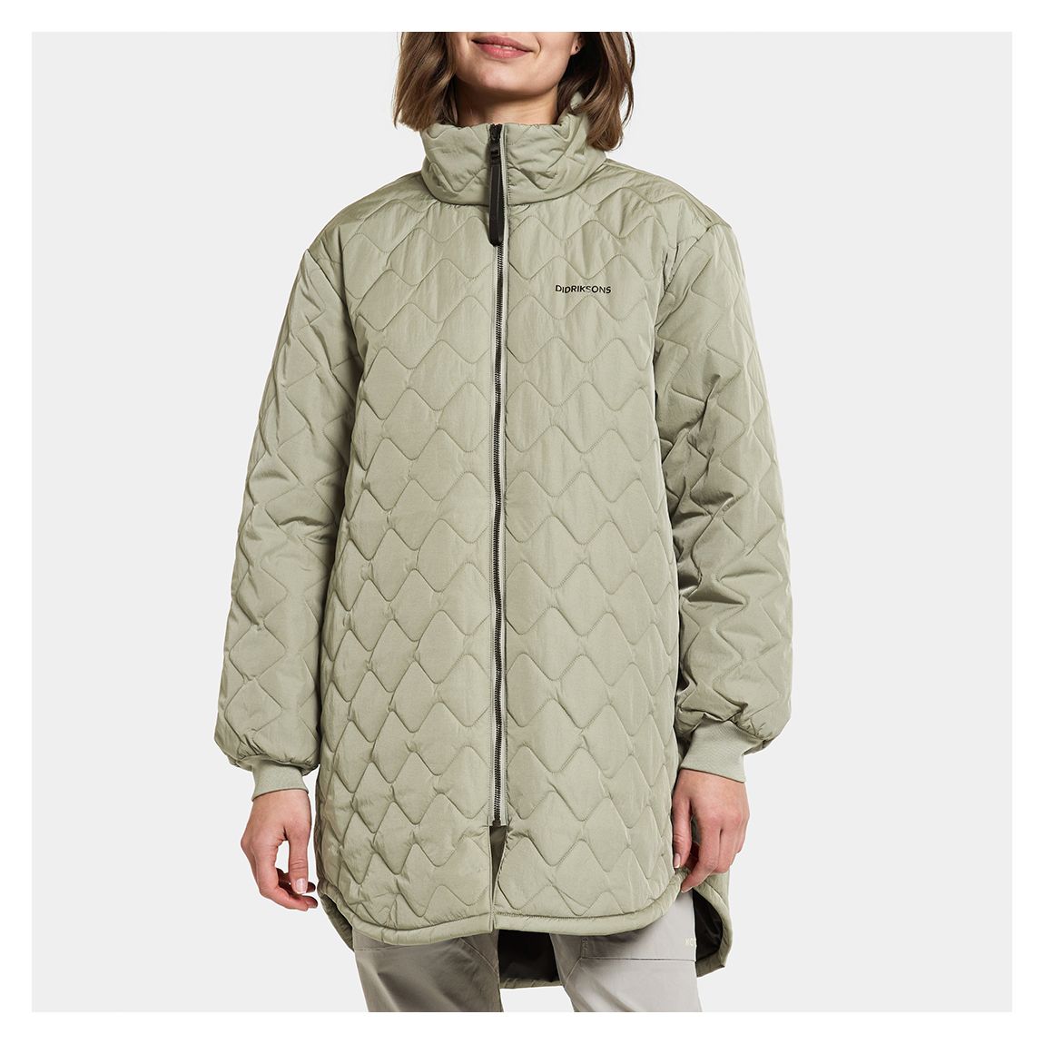 Sage Gabbi Quilted Parka main product photo