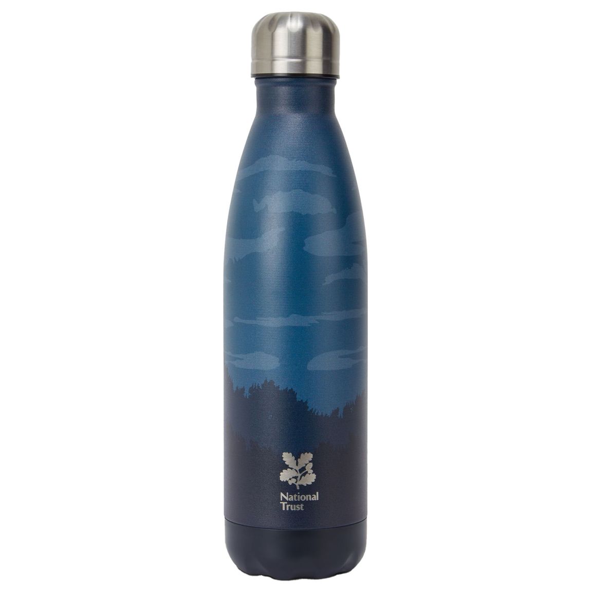 National Trust 500ml Insulated Water Bottle Blue Navy main product photo