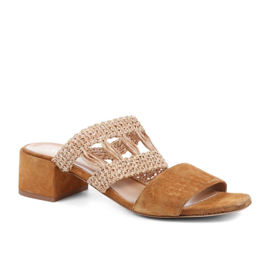 Women's Tan Kimora Heeled Mules main product photo