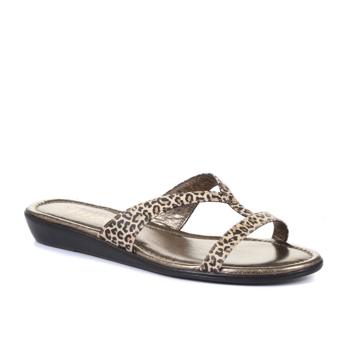 Women's Leopard Print Klevina Leather Sandals main product photo