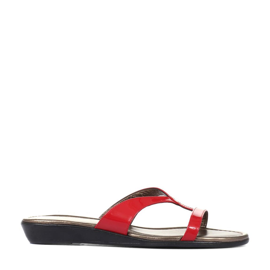 Women's Red Patent Klevina Leather Sandals main product photo