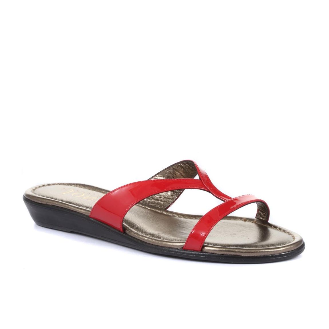 Women's Red Patent Klevina Leather Sandals main product photo