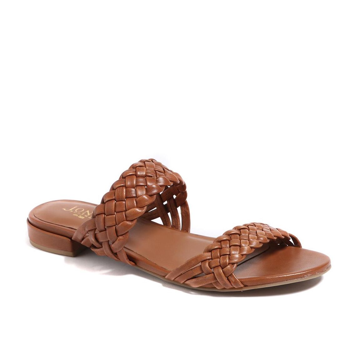 Women's Tan Madena Woven Flat Sandals main product photo