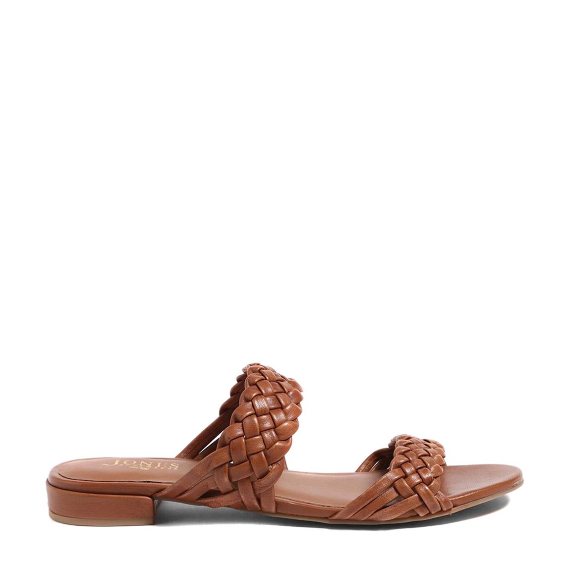 Women's Tan Madena Woven Flat Sandals main product photo