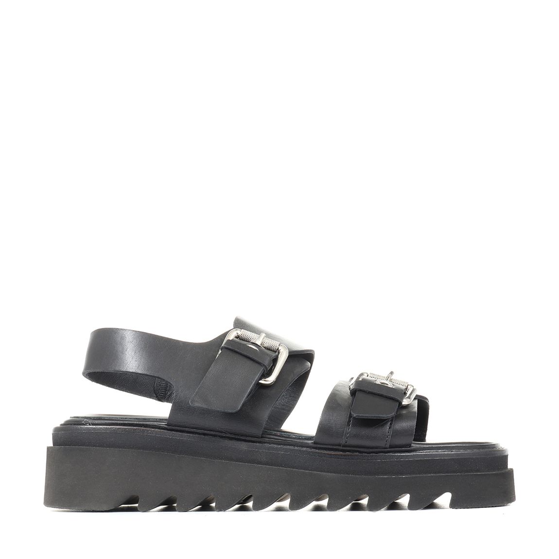 Black Madalynn Chunky Sandals main product photo