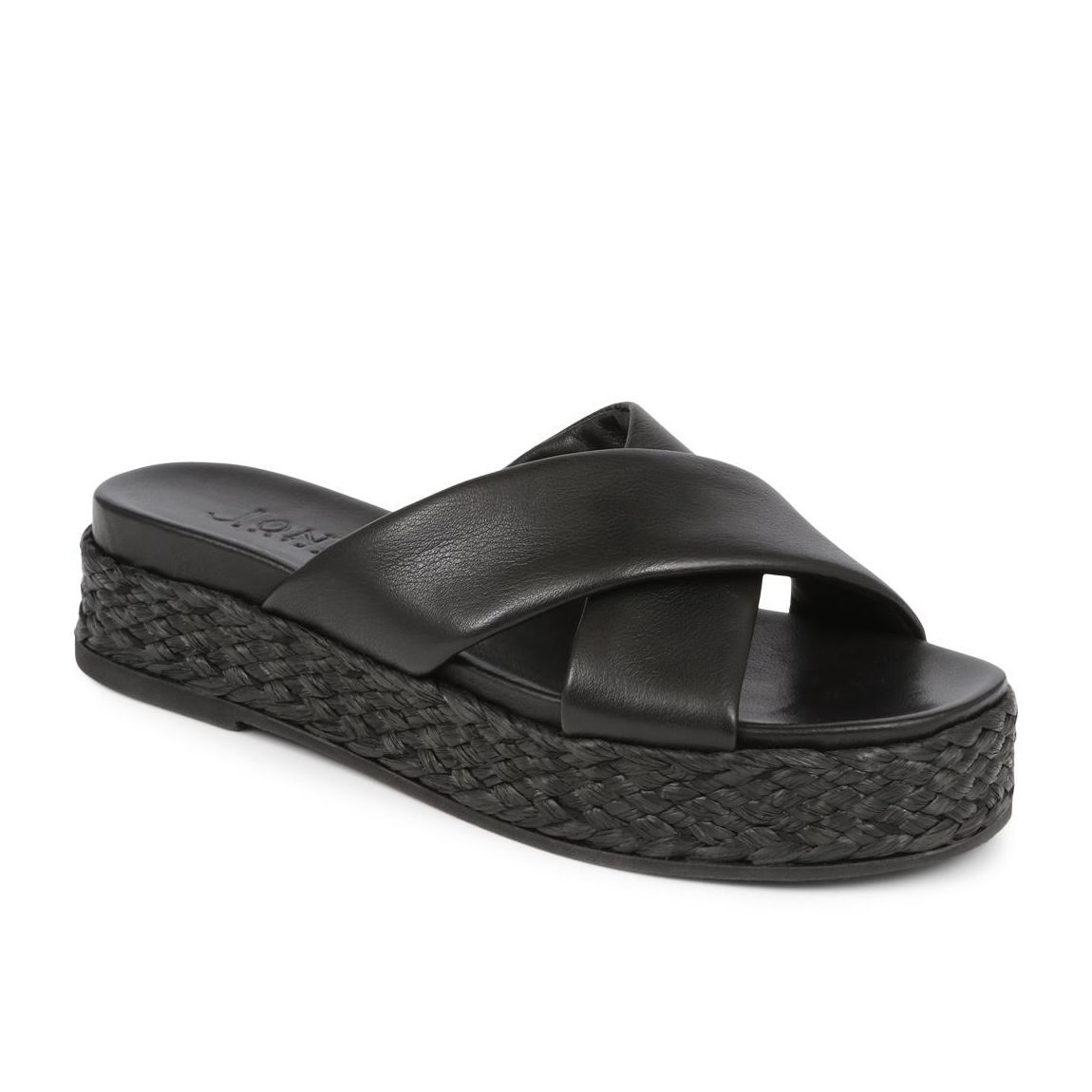 Black Glacier Slip On Platform Sandals main product photo
