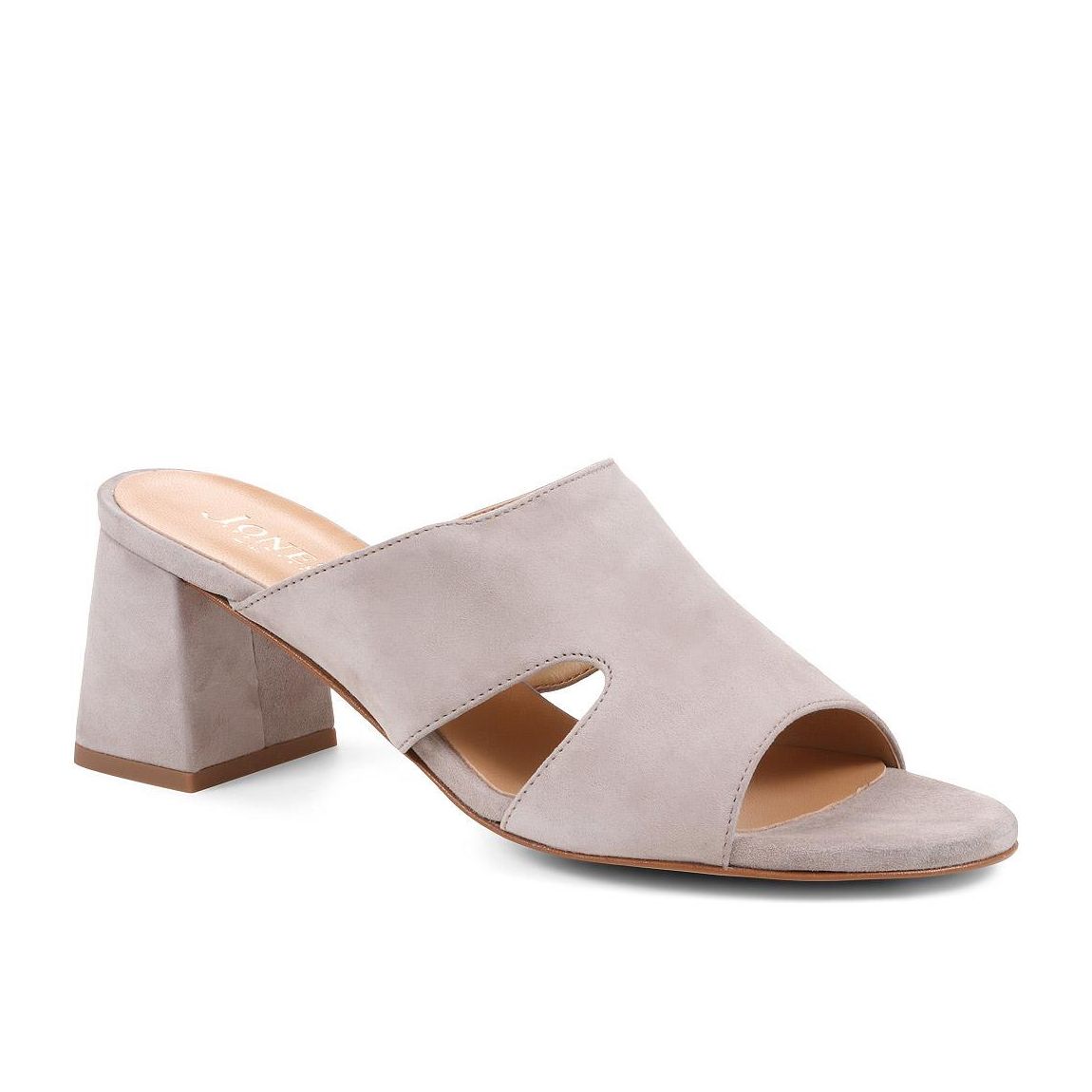 Women's Taupe Kennedi Heeled Mules main product photo