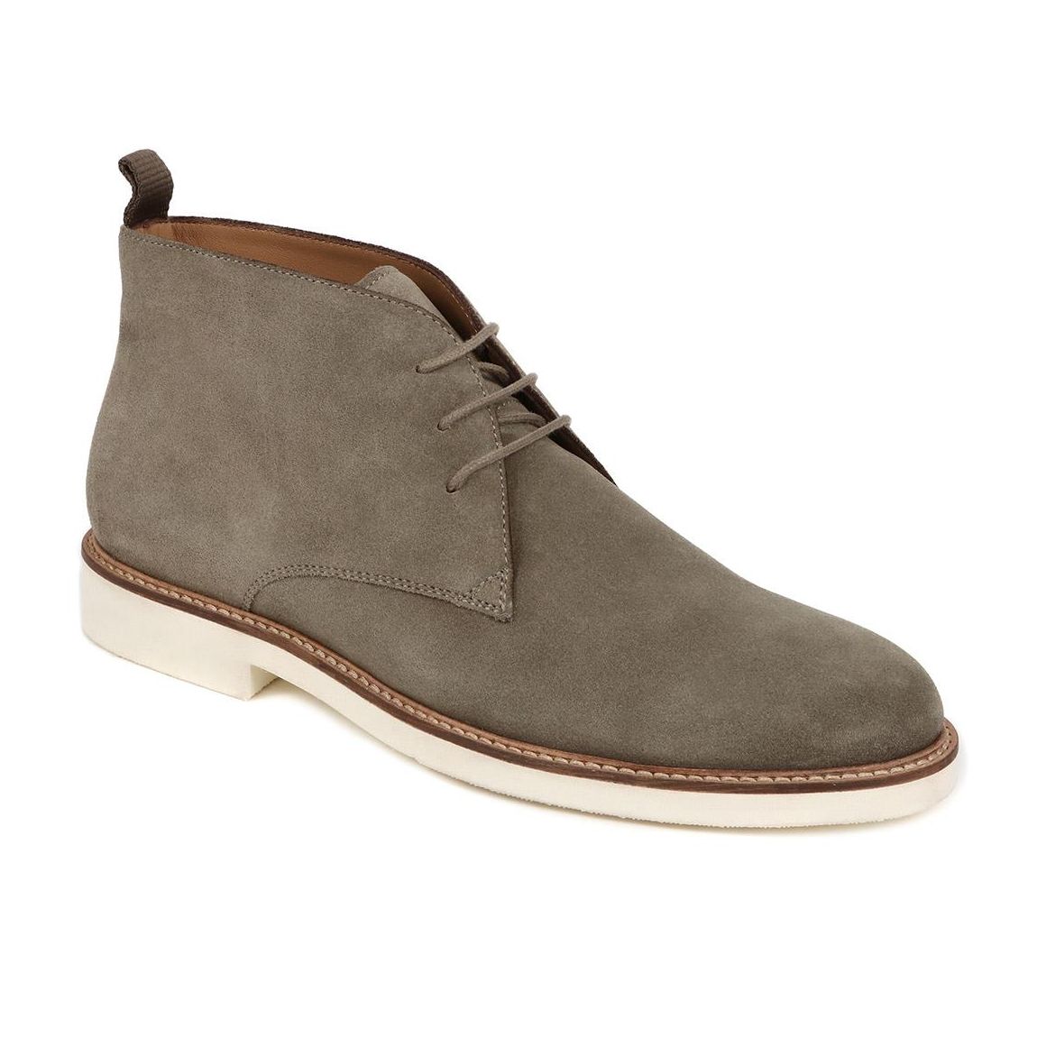 Men's Grey Deacon Spring Leather Chukka Boots main product photo