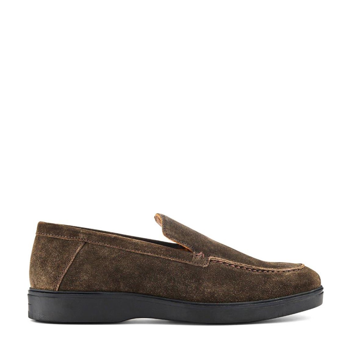 ROCCODARK BROWN SUEDE Gents Slip On Casual main product photo