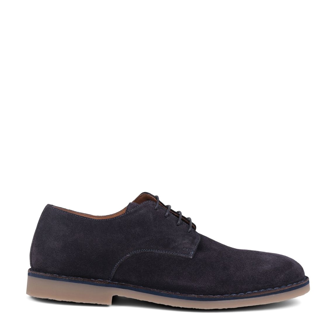 Men's Navy Kaspar Suede Formal Shoes main product photo