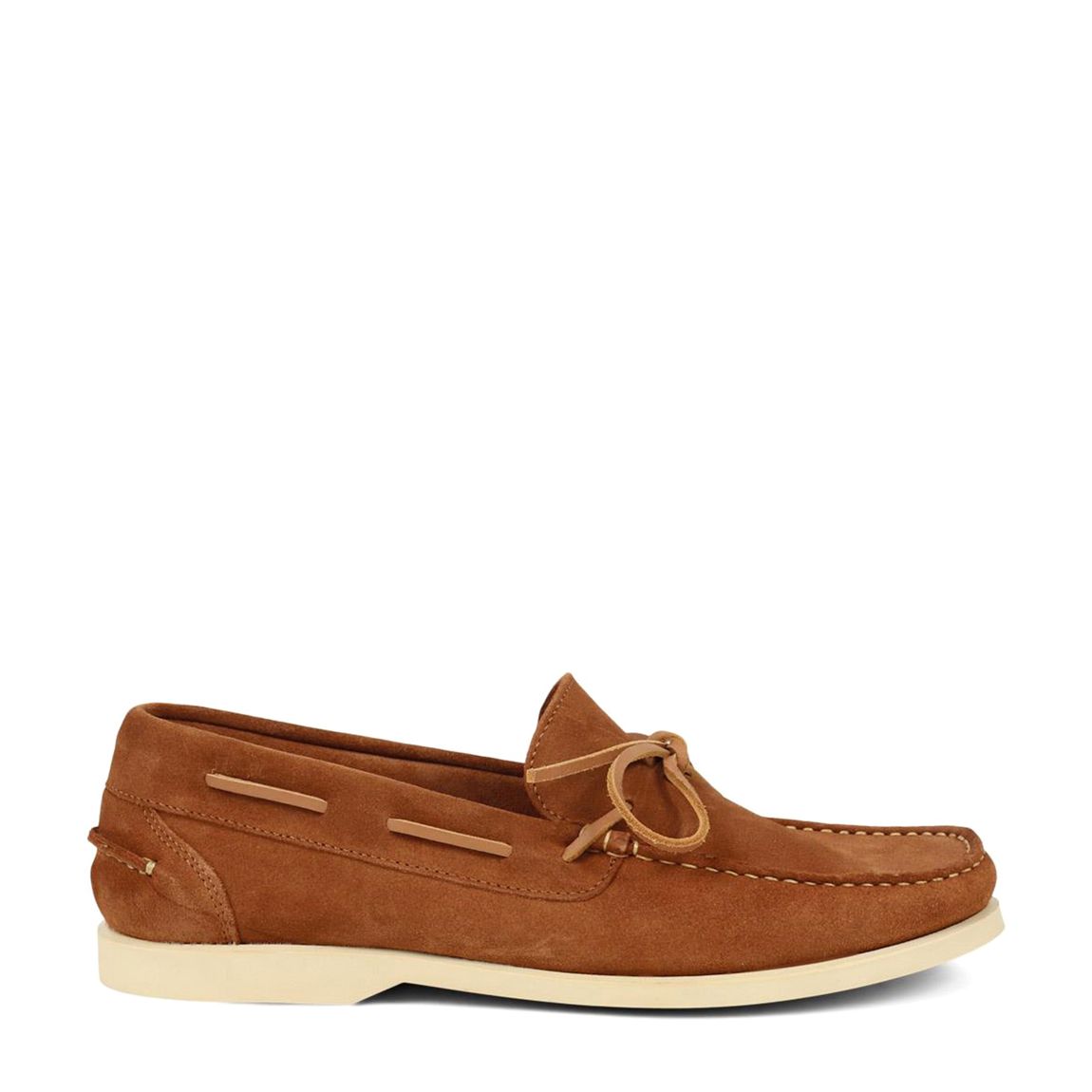 Men's Tan Portsmouth Suede Moccasins main product photo