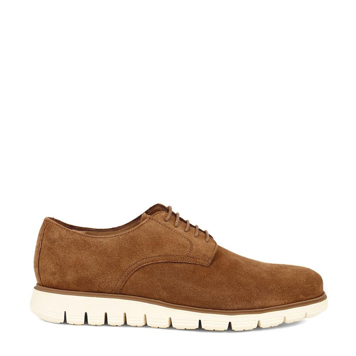 Men's Brown Lennard Leather Trainers main product photo