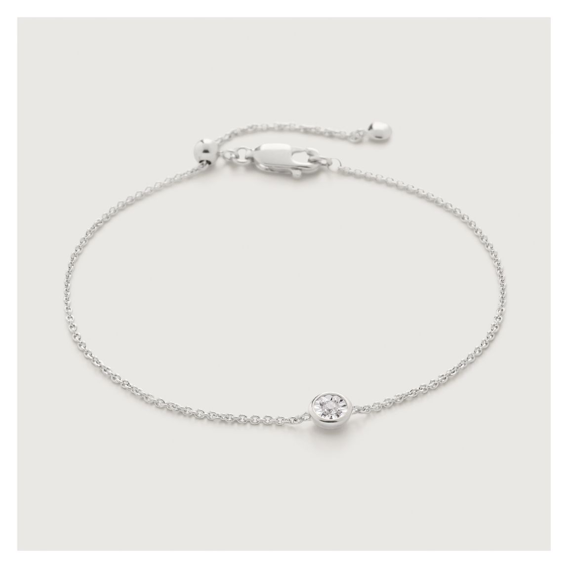 Sterling Silver Diamond Essential Bracelet main product photo