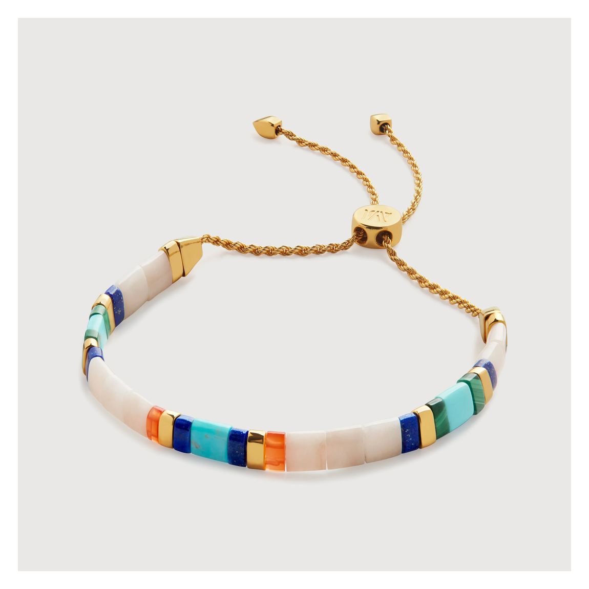Gold Delphi Gemstone Friendship Bracelet main product photo