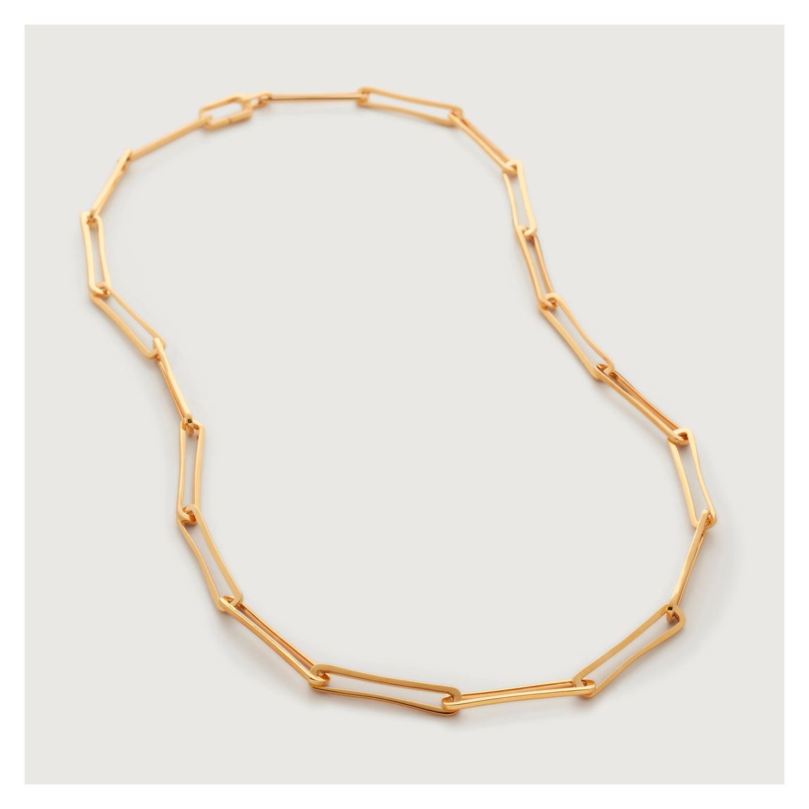 Gold Long Link Necklace main product photo
