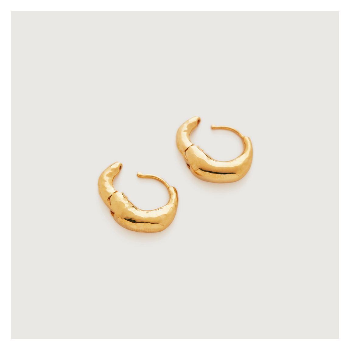Gold Deia Huggie Earrings main product photo
