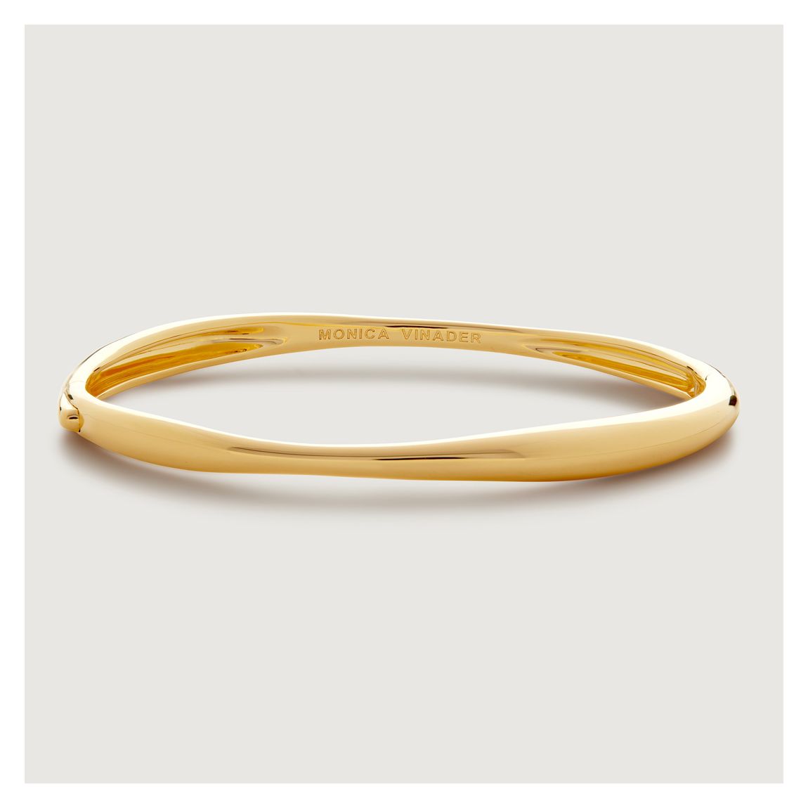 Gold Nura Reef Thin Bangle main product photo