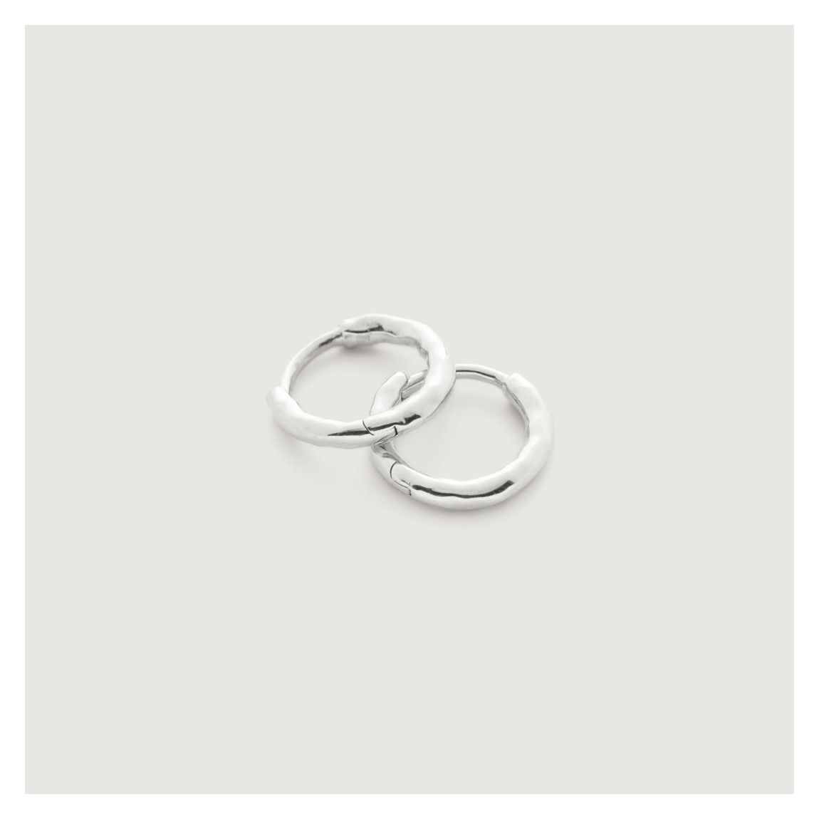 Silver Siren Muse Mini Huggie Earrings main product photo