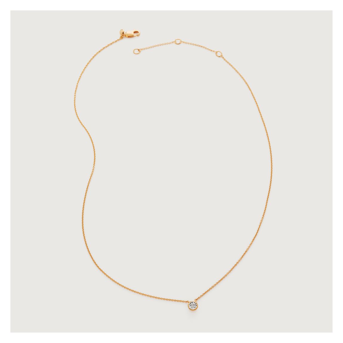 Gold Diamond Essential Chain Necklace main product photo