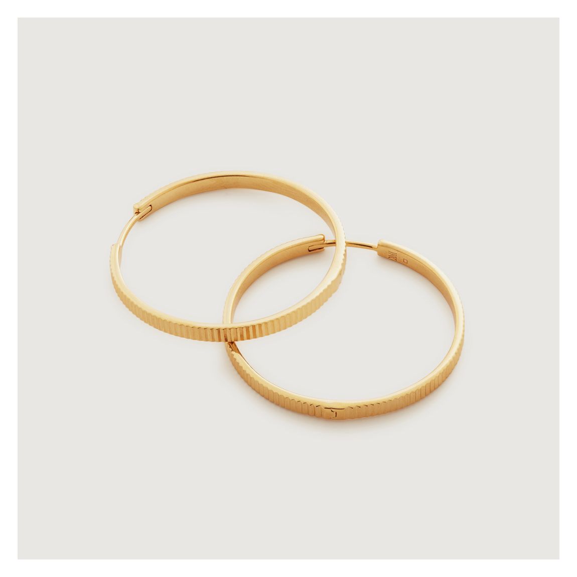 Gold Disco Large Hoop Earrings main product photo