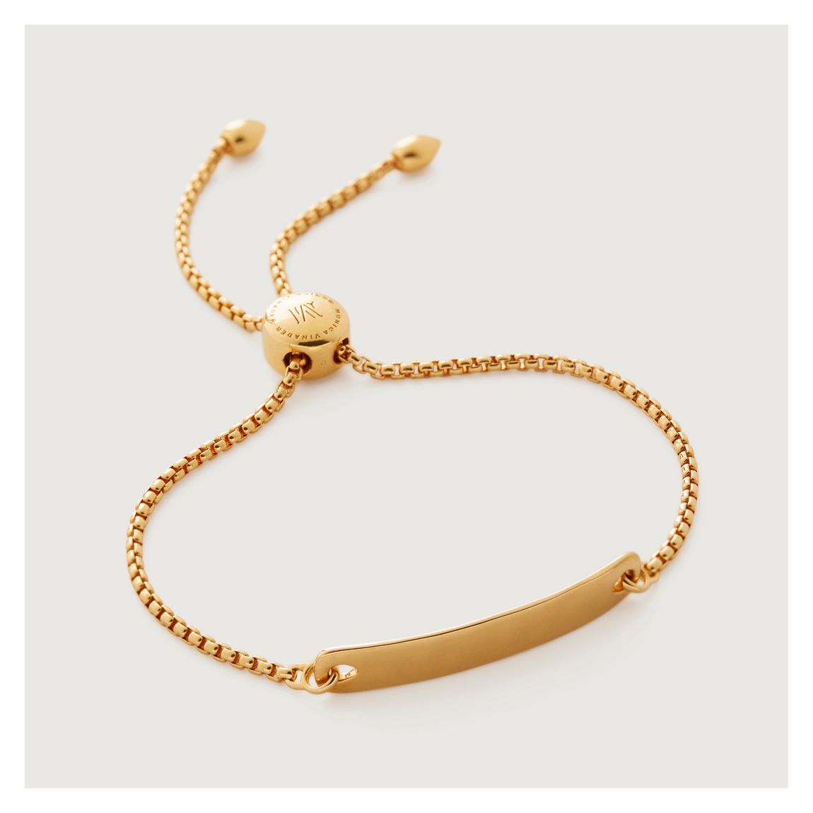 Gold Plated Havana Mini Friendship Chain Bracelet main product photo