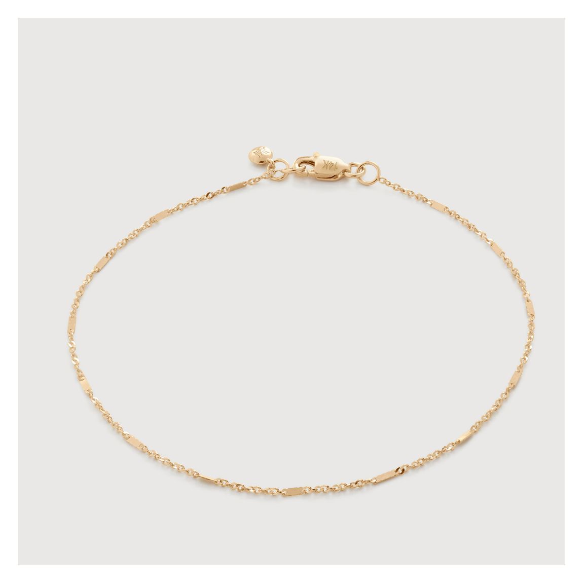Gold YG Shimmer Chain Bracelet main product photo