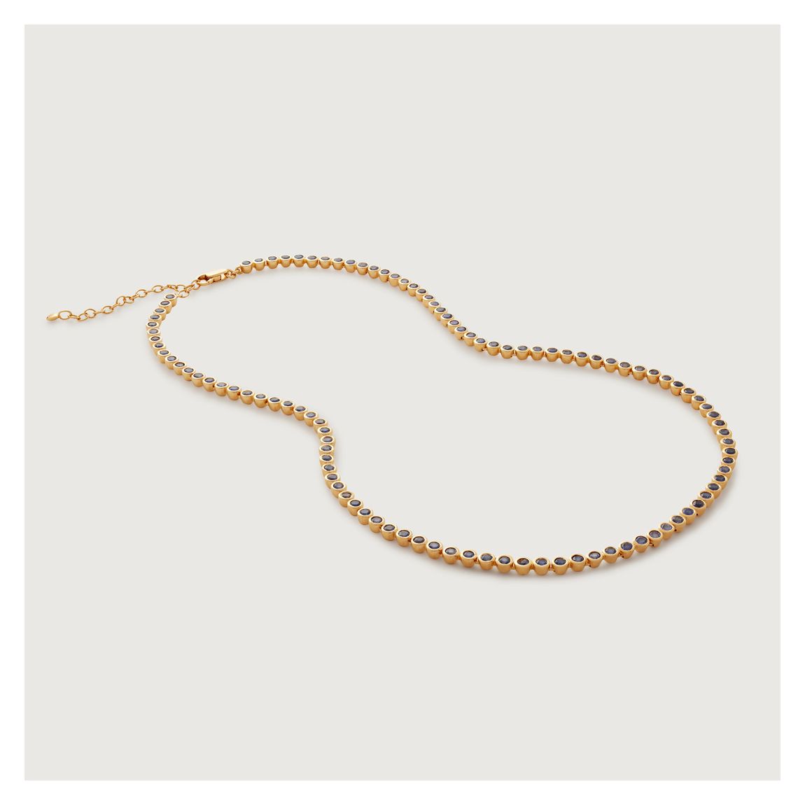 Gold Gemstone Essential Tennis Necklace main product photo
