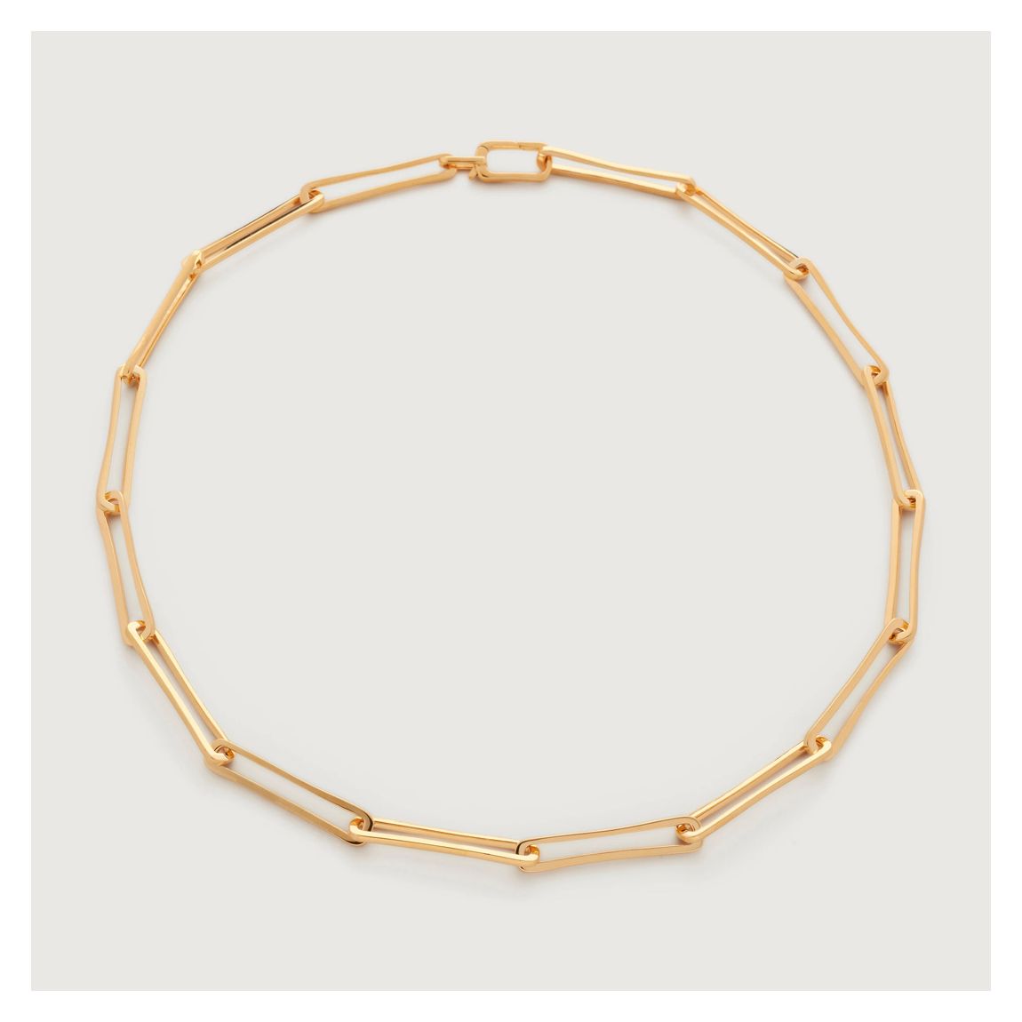 Gold Long Link Necklace main product photo