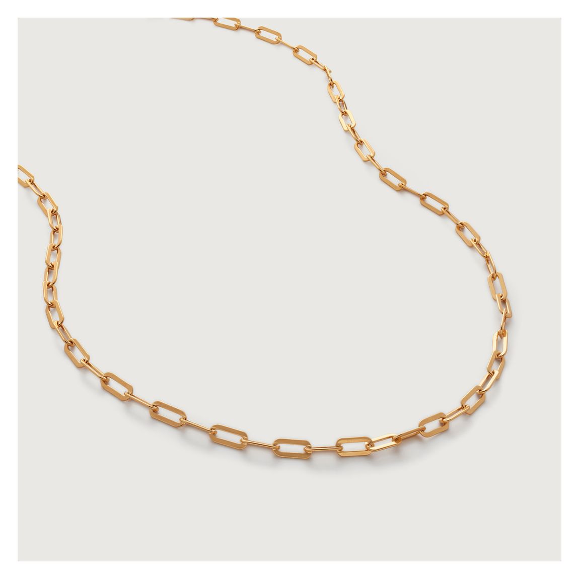 Gold Paperclip Chain Necklace main product photo