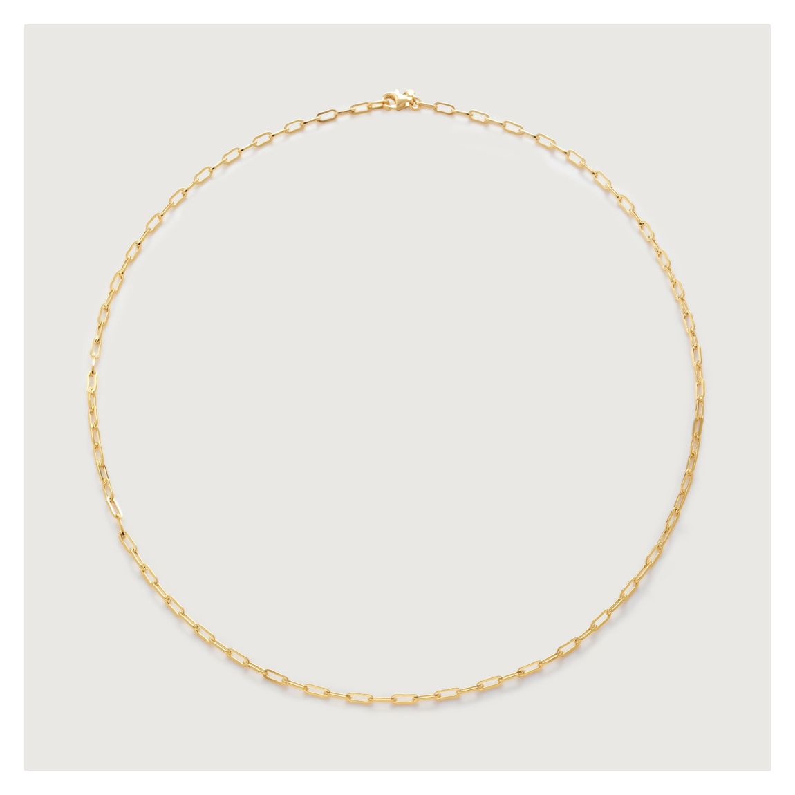 Gold Mini Paperclip Choker Necklace main product photo