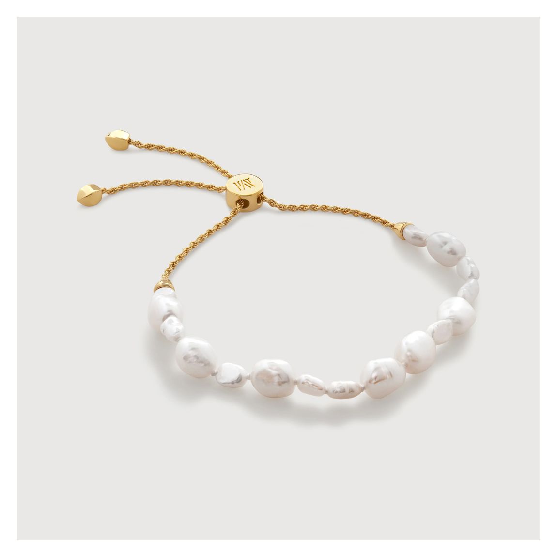Gold Plated Nura Irregular Pearl Friendship Bracelet main product photo