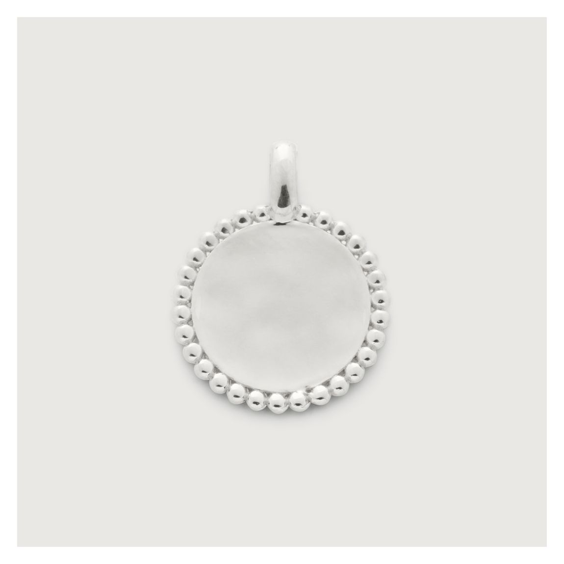 Silver Deia Beaded Pendant Charm main product photo