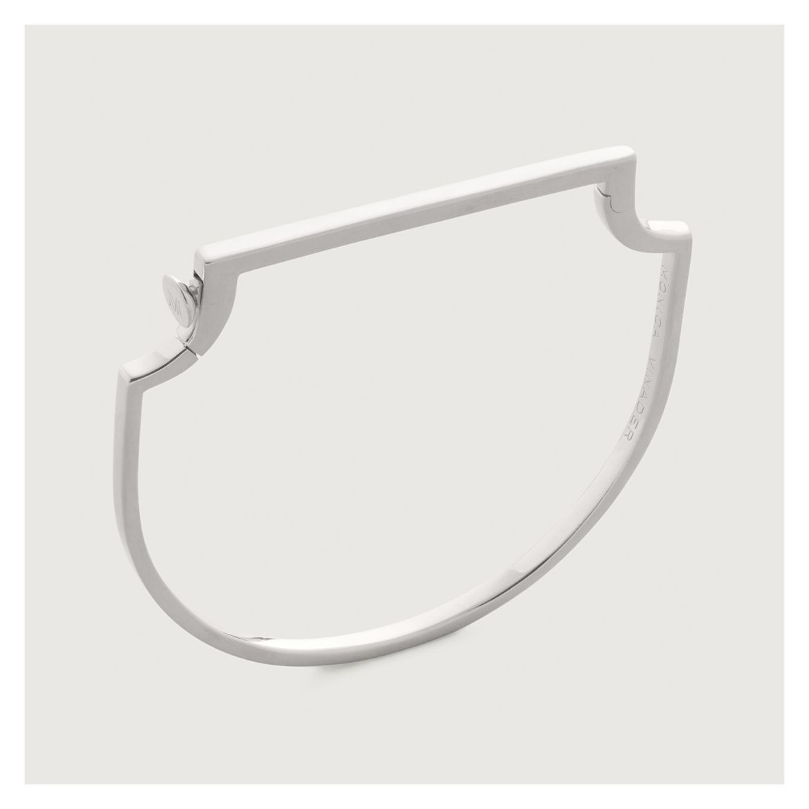 Silver Signature Skinny Bangle main product photo