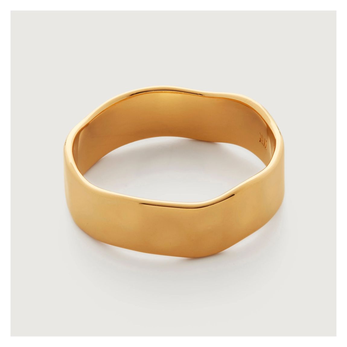 Gold Plated Siren Muse Band Ring main product photo