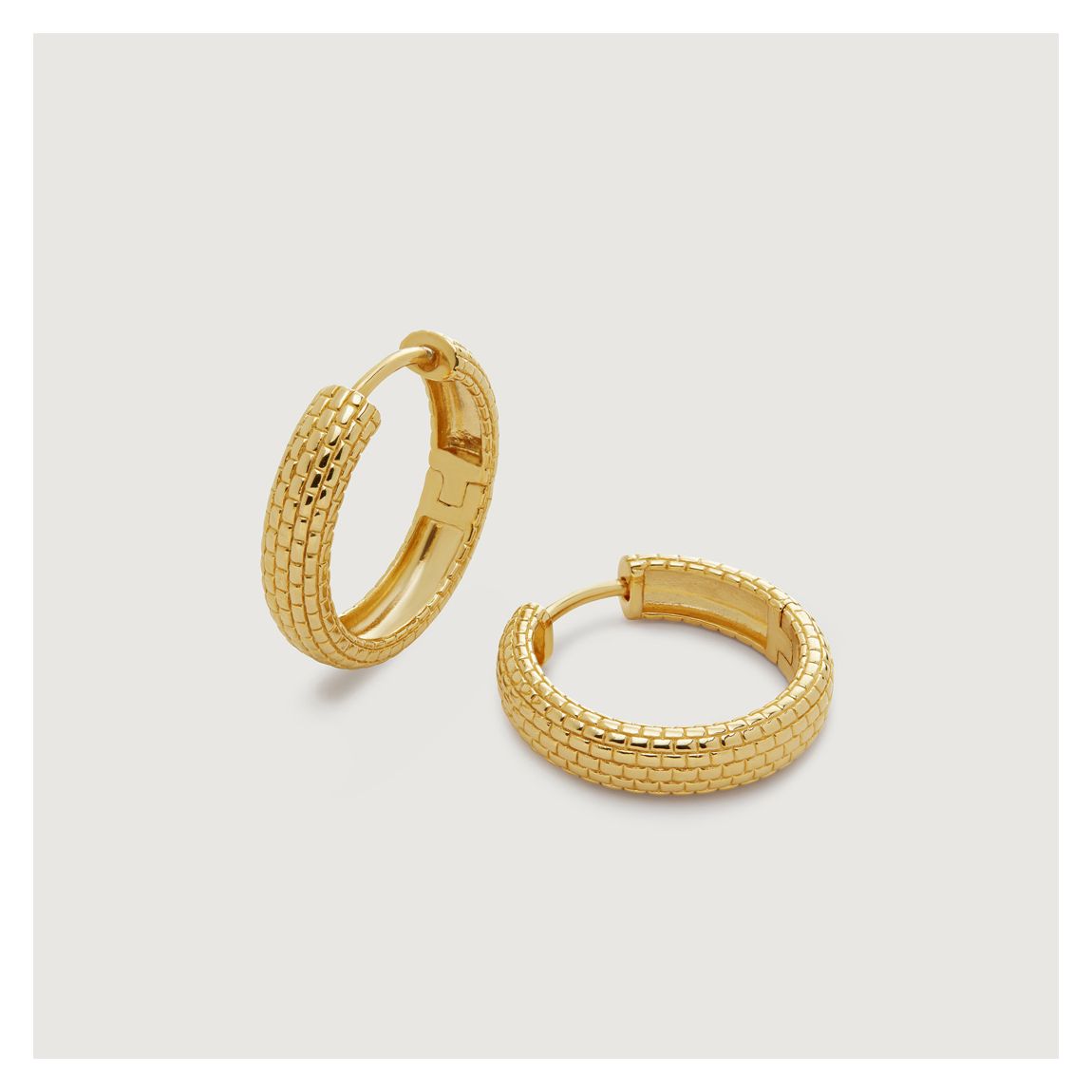 Gold Plated Heirloom Small Hoop Earrings main product photo