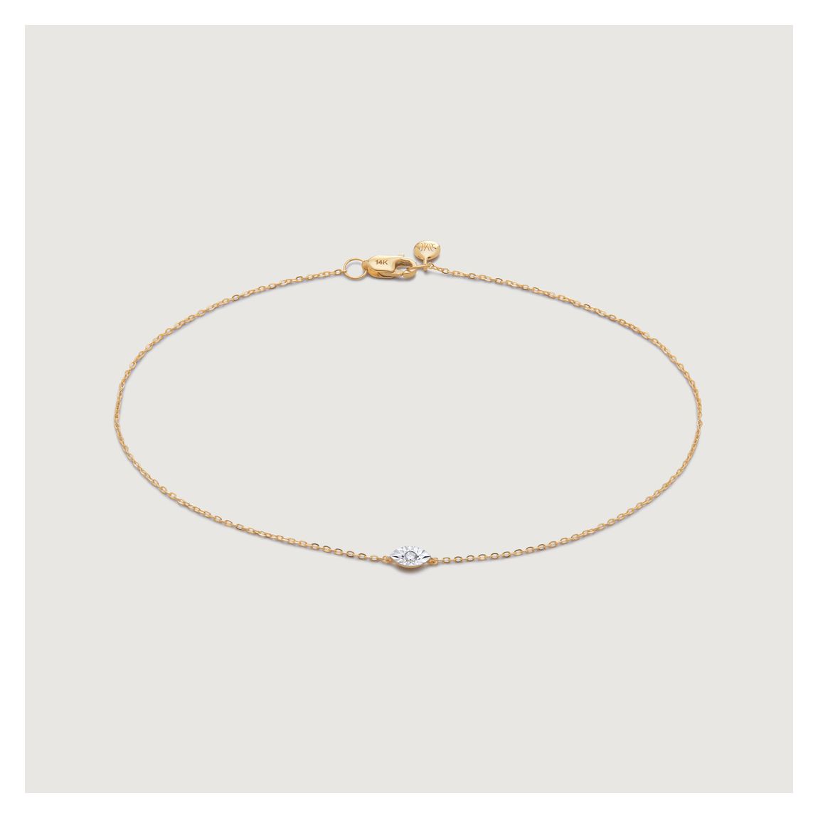 Diamond Marquise Chain Bracelet main product photo