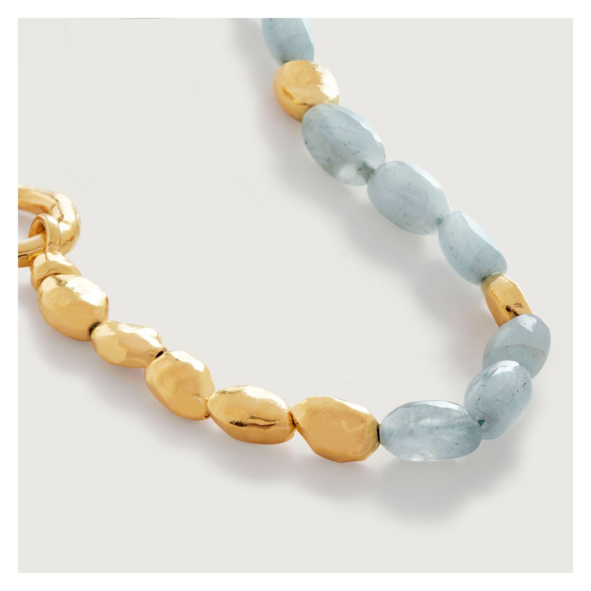 Gold Rio Beaded Gemstone Bracelet main product photo