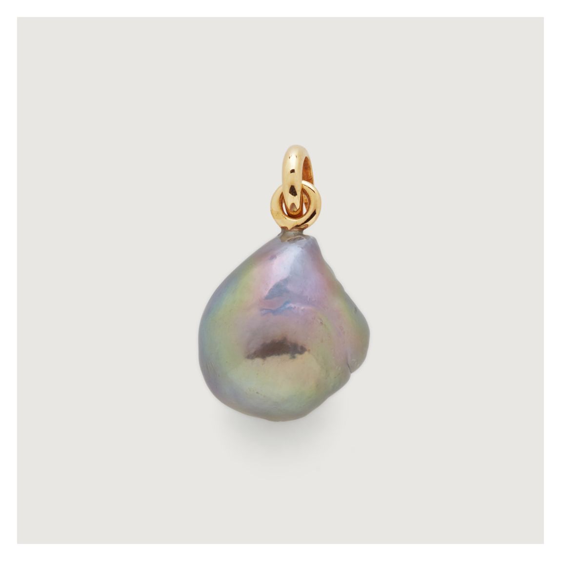 Grey Pearl Nura Grey Baroque Pearl Pendant Charm main product photo