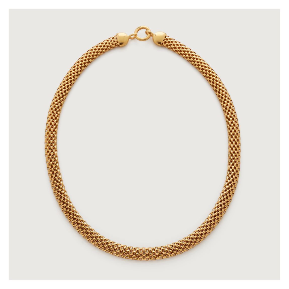 Gold Vermeil Heirloom Woven Chain Necklace main product photo