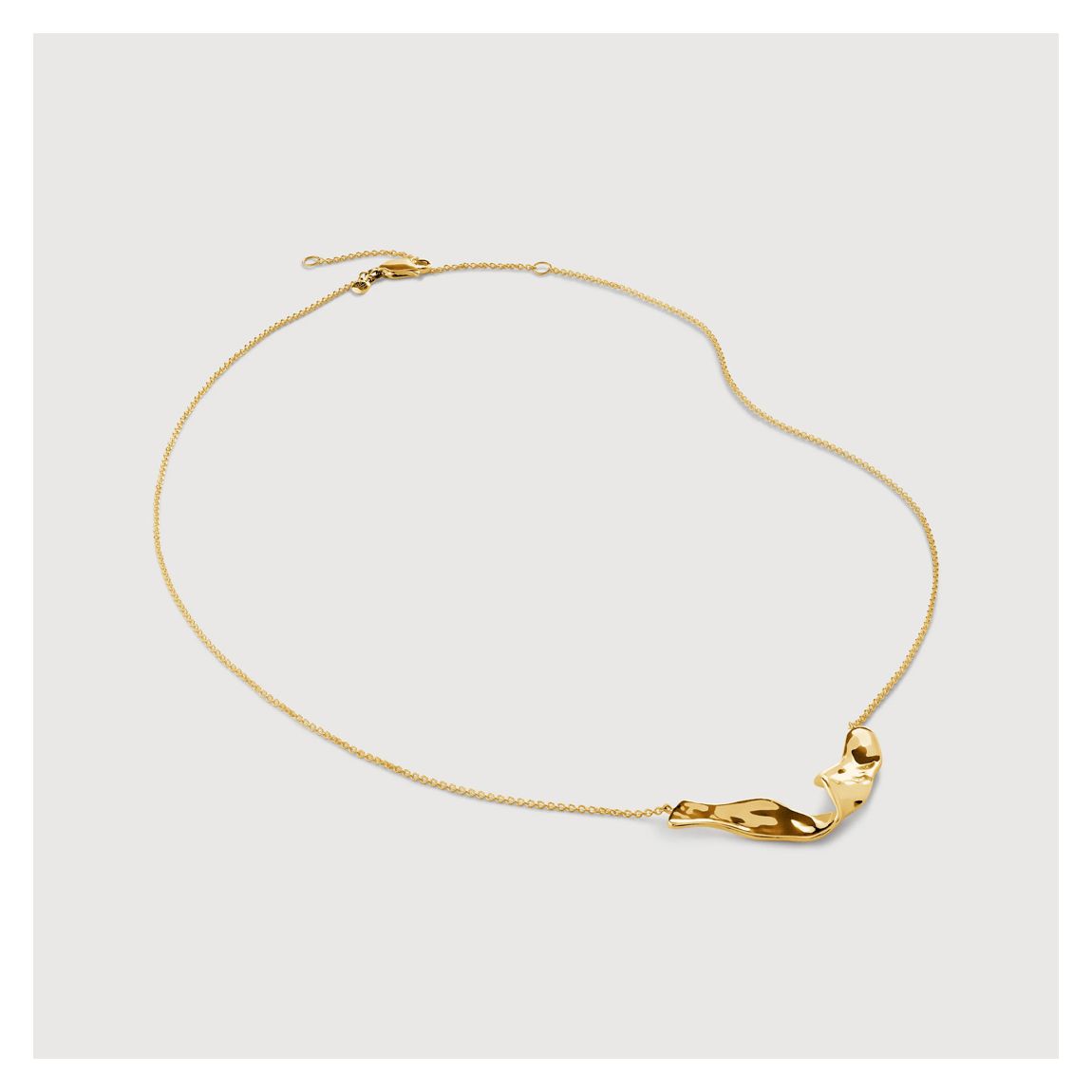 Gold The Wave Necklace main product photo
