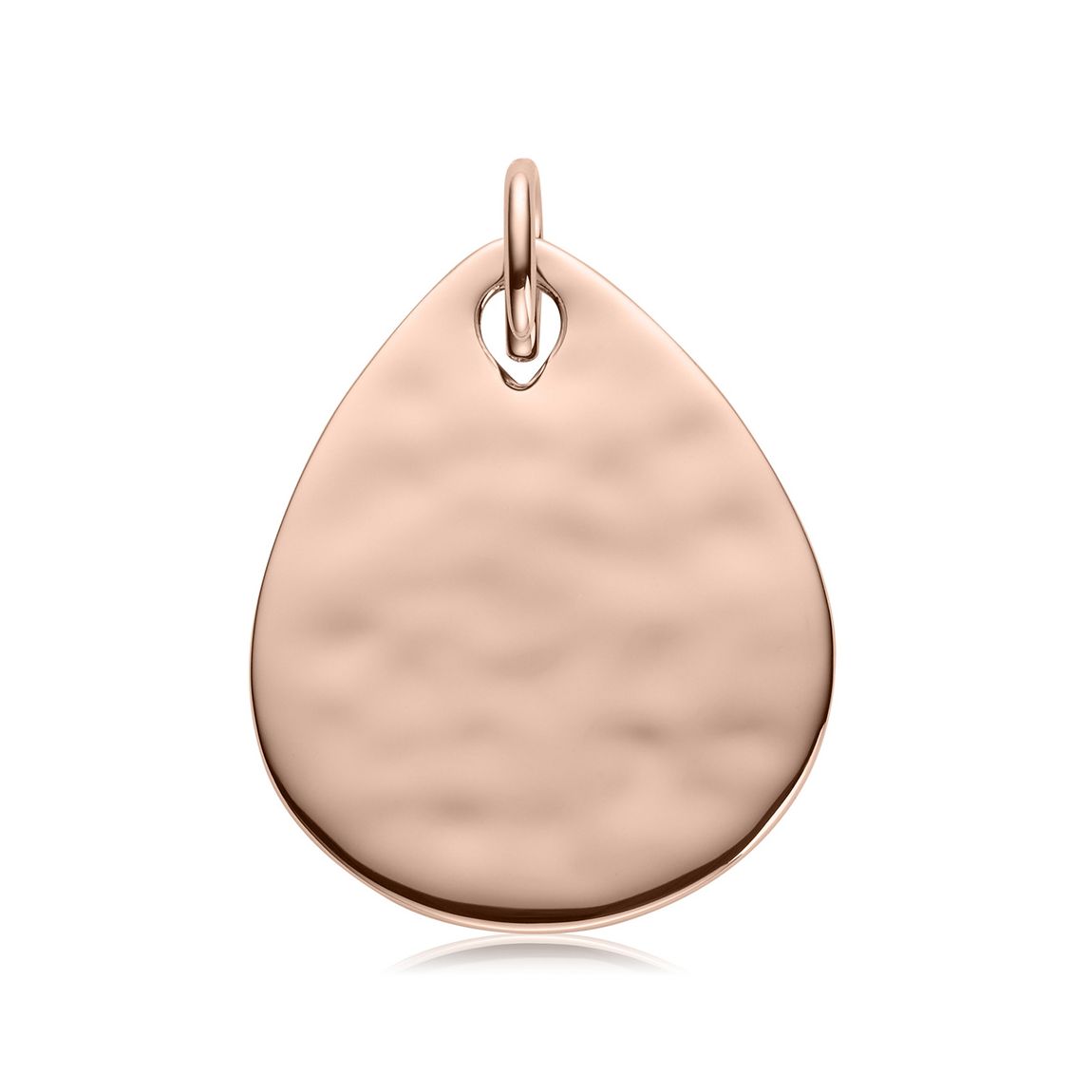 Rose Gold Ziggy Petal Pendant Charm main product photo