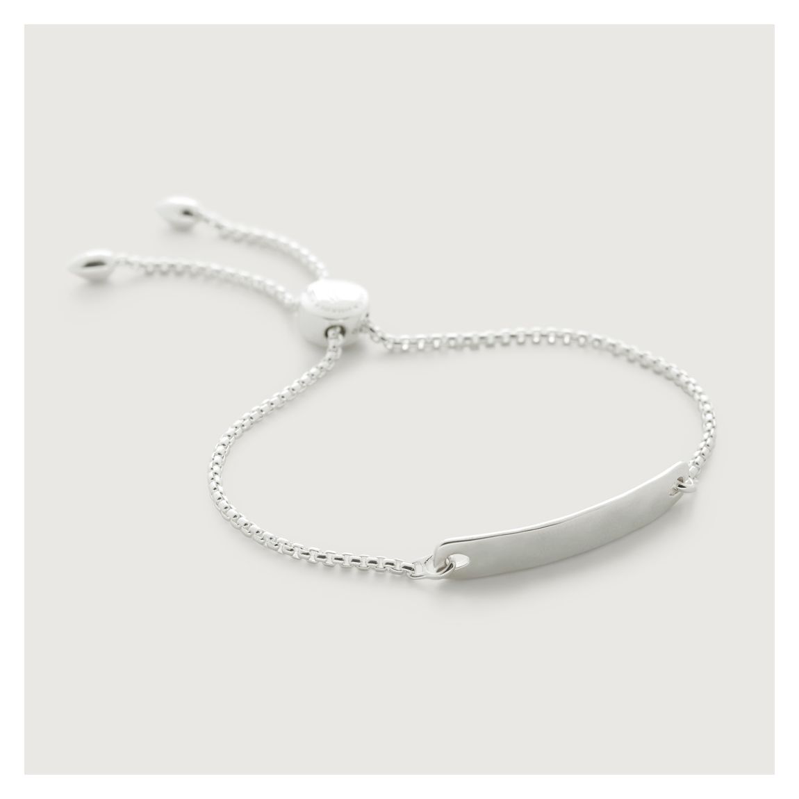Silver Havana Mini Friendship Chain Bracelet main product photo