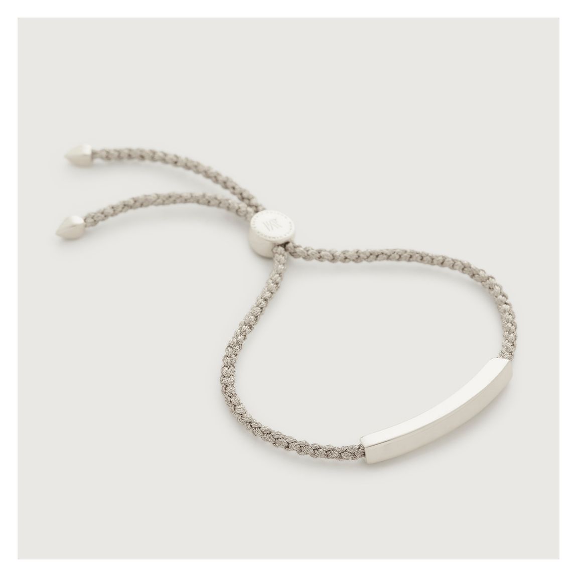 Silver Linear Friendship Bracelet main product photo