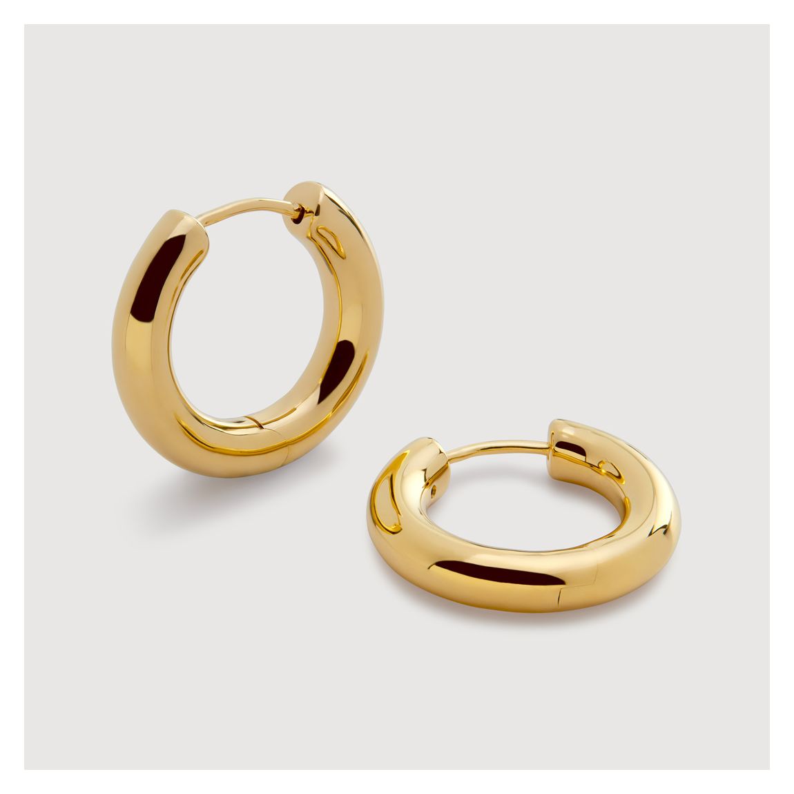 Gold Essential Click Small Hoop Earrings main product photo