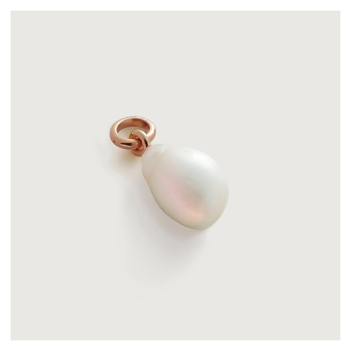 Rose Gold Pearl Nura Baroque Pearl Pendant Charm main product photo