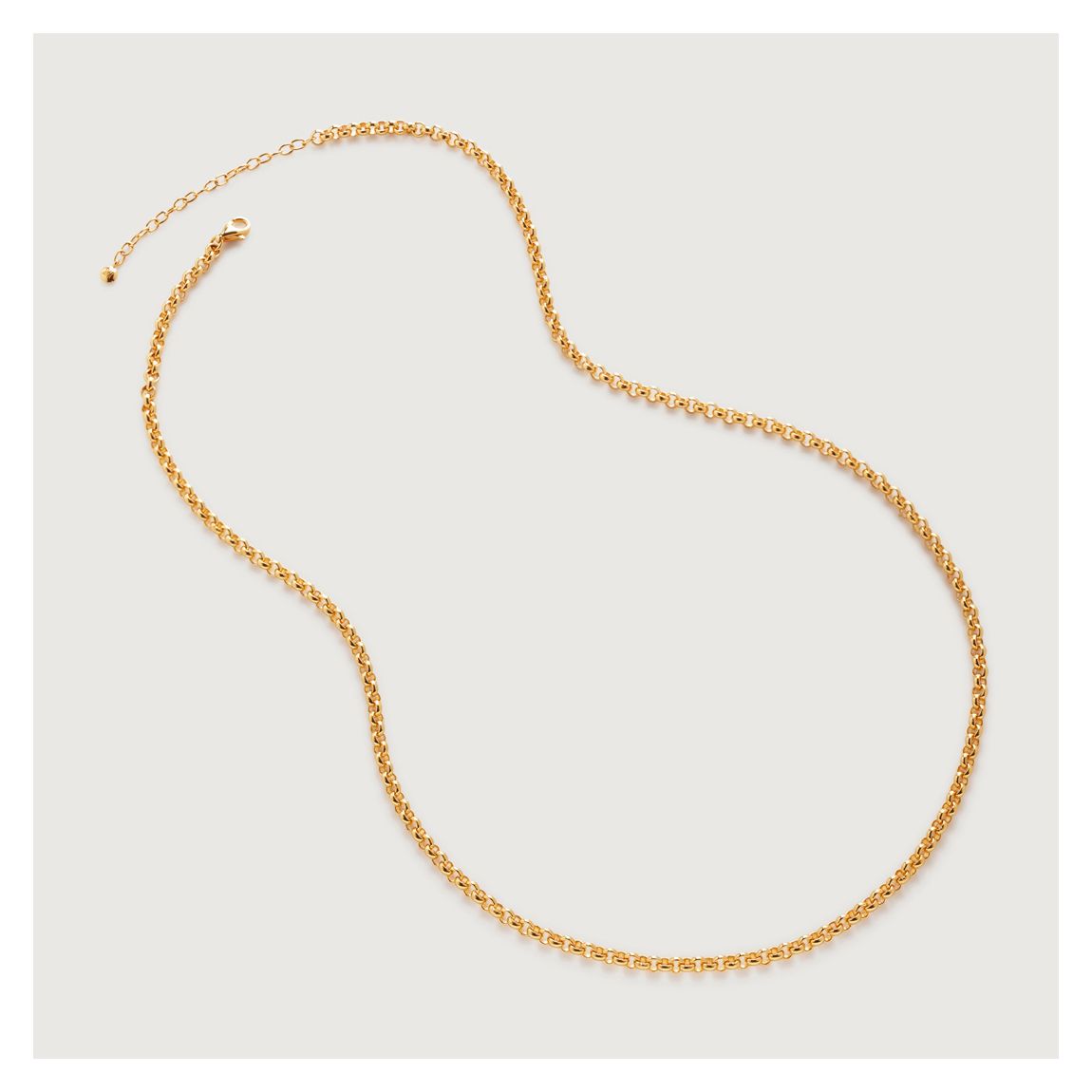 Gold Plated Vintage Chain Necklace main product photo