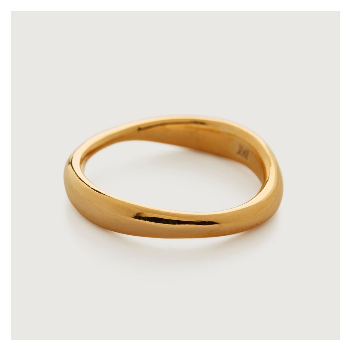 Gold Nura Reef Stacking Ring main product photo