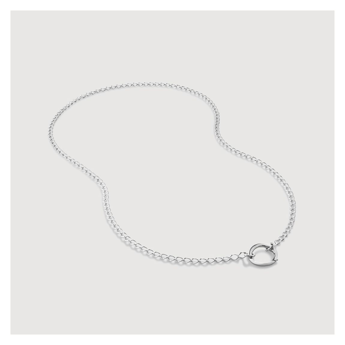 Silver Capture Chain Necklace 48cm main product photo
