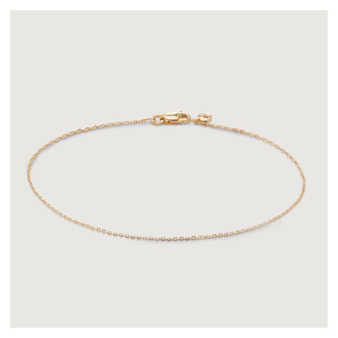 Gold Super Fine Chain Bracelet main product photo